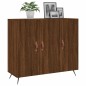 vidaXL Sideboard Braun Eichen-Optik 90x34x80 cm Holzwerkstoff vidaXL Sideboard Braun Eichen-Optik 90x34x80 cm Holzwerkstoff