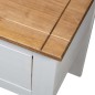 vidaXL Nachttisch Weiß 46x40x57 cm Kiefernholz Panama vidaXL Nachttisch Weiß 46x40x57 cm Kiefernholz Panama
