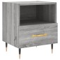 vidaXL Nachttisch Grau Sonoma 40x35x47,5 cm Holzwerkstoff vidaXL Nachttisch Grau Sonoma 40x35x47,5 cm Holzwerkstoff