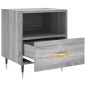 vidaXL Nachttisch Grau Sonoma 40x35x47,5 cm Holzwerkstoff vidaXL Nachttisch Grau Sonoma 40x35x47,5 cm Holzwerkstoff