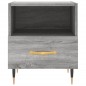vidaXL Nachttisch Grau Sonoma 40x35x47,5 cm Holzwerkstoff vidaXL Nachttisch Grau Sonoma 40x35x47,5 cm Holzwerkstoff