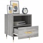 vidaXL Nachttisch Grau Sonoma 40x35x47,5 cm Holzwerkstoff vidaXL Nachttisch Grau Sonoma 40x35x47,5 cm Holzwerkstoff