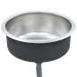 vidaXL Einbauspüle mit Sieb und Siphon Edelstahl vidaXL Einbauspüle mit Sieb und Siphon Edelstahl
