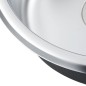 vidaXL Einbauspüle mit Sieb und Siphon Edelstahl vidaXL Einbauspüle mit Sieb und Siphon Edelstahl