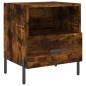 vidaXL Nachttisch Räuchereiche 40x35x47,5 cm Holzwerkstoff vidaXL Nachttisch Räuchereiche 40x35x47,5 cm Holzwerkstoff