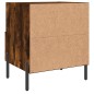 vidaXL Nachttisch Räuchereiche 40x35x47,5 cm Holzwerkstoff vidaXL Nachttisch Räuchereiche 40x35x47,5 cm Holzwerkstoff