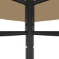 vidaXL Pavillon 3x3x2,7 m Taupe 180 g/m² vidaXL Pavillon 3x3x2,7 m Taupe 180 g/m²