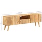 vidaXL TV-Schrank 140x30x49 cm Massivholz Mango vidaXL TV-Schrank 140x30x49 cm Massivholz Mango