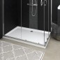 vidaXL Duschtasse ABS Rechteckig Weiß 80x120 cm vidaXL Duschtasse ABS Rechteckig Weiß 80x120 cm