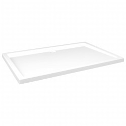 vidaXL Duschtasse ABS Rechteckig Weiß 80x120 cm