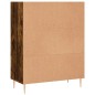 vidaXL Bücherregal Räuchereiche 69,5x32,5x90 cm Holzwerkstoff vidaXL Bücherregal Räuchereiche 69,5x32,5x90 cm Holzwerkstoff