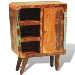 vidaXL Nachtschrank mit 1 Tür Altholz Vintage 