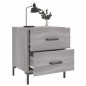 vidaXL Nachttisch Grau Sonoma 40x35x47,5 cm Holzwerkstoff vidaXL Nachttisch Grau Sonoma 40x35x47,5 cm Holzwerkstoff