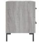 vidaXL Nachttisch Grau Sonoma 40x35x47,5 cm Holzwerkstoff vidaXL Nachttisch Grau Sonoma 40x35x47,5 cm Holzwerkstoff