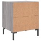vidaXL Nachttisch Grau Sonoma 40x35x47,5 cm Holzwerkstoff vidaXL Nachttisch Grau Sonoma 40x35x47,5 cm Holzwerkstoff