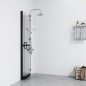 vidaXL Faltbare begehbare Duschwand Transparentes ESG Glas 90x190 cm vidaXL Faltbare begehbare Duschwand Transparentes ESG Glas 90x190 cm