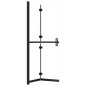 vidaXL Faltbare begehbare Duschwand Transparentes ESG Glas 90x190 cm vidaXL Faltbare begehbare Duschwand Transparentes ESG Glas 90x190 cm