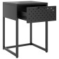 vidaXL Nachttisch Anthrazit 38x35x54 cm Stahl vidaXL Nachttisch Anthrazit 38x35x54 cm Stahl