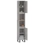 vidaXL Badschrank Grau Sonoma 30x30x190 cm Holzwerkstoff vidaXL Badschrank Grau Sonoma 30x30x190 cm Holzwerkstoff