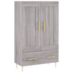 vidaXL Highboard Grau Sonoma 69,5x31x115 cm Holzwerkstoff