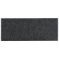 vidaXL Selbstklebende Treppenmatten 15 Stk. Rechteckig 60x25 cm Grau vidaXL Selbstklebende Treppenmatten 15 Stk. Rechteckig 60x25 cm Grau