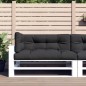 vidaXL Palettenkissen 3-tlg. Schwarz Stoff vidaXL Palettenkissen 3-tlg. Schwarz Stoff