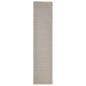 vidaXL Teppich Natur Sisal 80x350 cm Sandfarbe vidaXL Teppich Natur Sisal 80x350 cm Sandfarbe