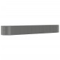 vidaXL Hochbeet Grau 554x100x68 cm Pulverbeschichteter Stahl vidaXL Hochbeet Grau 554x100x68 cm Pulverbeschichteter Stahl