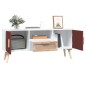 vidaXL TV-Schrank mit Türen 105x30x45 cm Holzwerkstoff vidaXL TV-Schrank mit Türen 105x30x45 cm Holzwerkstoff