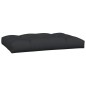 vidaXL Palettenkissen 3-tlg. Schwarz Stoff vidaXL Palettenkissen 3-tlg. Schwarz Stoff