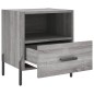 vidaXL Nachttisch Grau Sonoma 40x35x47,5 cm Holzwerkstoff vidaXL Nachttisch Grau Sonoma 40x35x47,5 cm Holzwerkstoff
