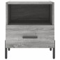 vidaXL Nachttisch Grau Sonoma 40x35x47,5 cm Holzwerkstoff vidaXL Nachttisch Grau Sonoma 40x35x47,5 cm Holzwerkstoff