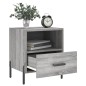 vidaXL Nachttisch Grau Sonoma 40x35x47,5 cm Holzwerkstoff vidaXL Nachttisch Grau Sonoma 40x35x47,5 cm Holzwerkstoff