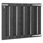 vidaXL Gartentor WPC 100 x 80 cm Grau vidaXL Gartentor WPC 100 x 80 cm Grau