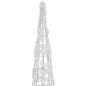 vidaXL LED-Kegel Acryl Weihnachtsdeko Pyramide Warmweiß 90 cm vidaXL LED-Kegel Acryl Weihnachtsdeko Pyramide Warmweiß 90 cm