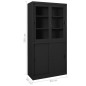 vidaXL Büroschrank mit Schiebetür Anthrazit 90x40x180 cm Stahl vidaXL Büroschrank mit Schiebetür Anthrazit 90x40x180 cm Stahl