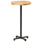vidaXL Bartisch Rund Ø60x110 cm Raues Mangoholz vidaXL Bartisch Rund Ø60x110 cm Raues Mangoholz