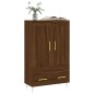 vidaXL Highboard Braun Eichen-Optik 69,5x31x115 cm Holzwerkstoff vidaXL Highboard Braun Eichen-Optik 69,5x31x115 cm Holzwerkstoff