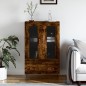 vidaXL Highboard Räuchereiche 69,5x31x115 cm Holzwerkstoff vidaXL Highboard Räuchereiche 69,5x31x115 cm Holzwerkstoff