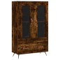 vidaXL Highboard Räuchereiche 69,5x31x115 cm Holzwerkstoff vidaXL Highboard Räuchereiche 69,5x31x115 cm Holzwerkstoff