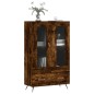 vidaXL Highboard Räuchereiche 69,5x31x115 cm Holzwerkstoff vidaXL Highboard Räuchereiche 69,5x31x115 cm Holzwerkstoff