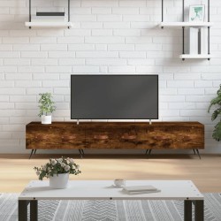 vidaXL TV-Schrank Räuchereiche 150x36x30 cm Holzwerkstoff