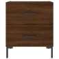vidaXL Nachttisch Braune Eiche 40x35x47,5 cm Holzwerkstoff