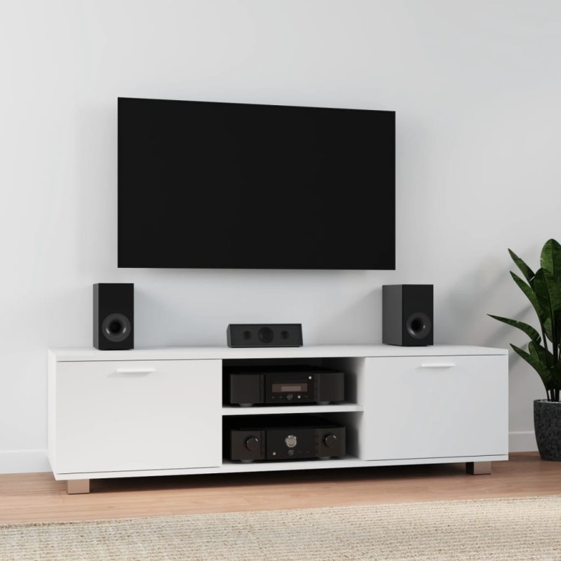 vidaXL TV-Schrank Weiß 140x40,5x35 cm Holzwerkstoff vidaXL TV-Schrank Weiß 140x40,5x35 cm Holzwerkstoff