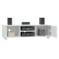 vidaXL TV-Schrank Weiß 140x40,5x35 cm Holzwerkstoff vidaXL TV-Schrank Weiß 140x40,5x35 cm Holzwerkstoff
