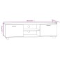 vidaXL TV-Schrank Weiß 140x40,5x35 cm Holzwerkstoff vidaXL TV-Schrank Weiß 140x40,5x35 cm Holzwerkstoff