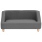 vidaXL Hundesofa Grau 85x50x39 cm Leinen vidaXL Hundesofa Grau 85x50x39 cm Leinen