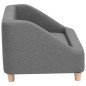 vidaXL Hundesofa Grau 85x50x39 cm Leinen vidaXL Hundesofa Grau 85x50x39 cm Leinen