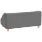 vidaXL Hundesofa Grau 85x50x39 cm Leinen vidaXL Hundesofa Grau 85x50x39 cm Leinen
