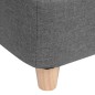 vidaXL Hundesofa Grau 85x50x39 cm Leinen vidaXL Hundesofa Grau 85x50x39 cm Leinen